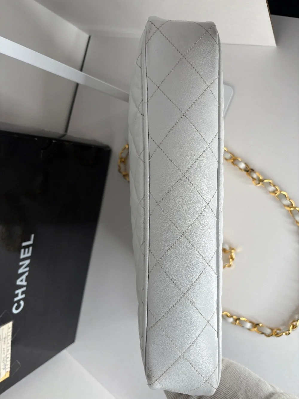 Chanel  Vintage Quilted Chain Tote